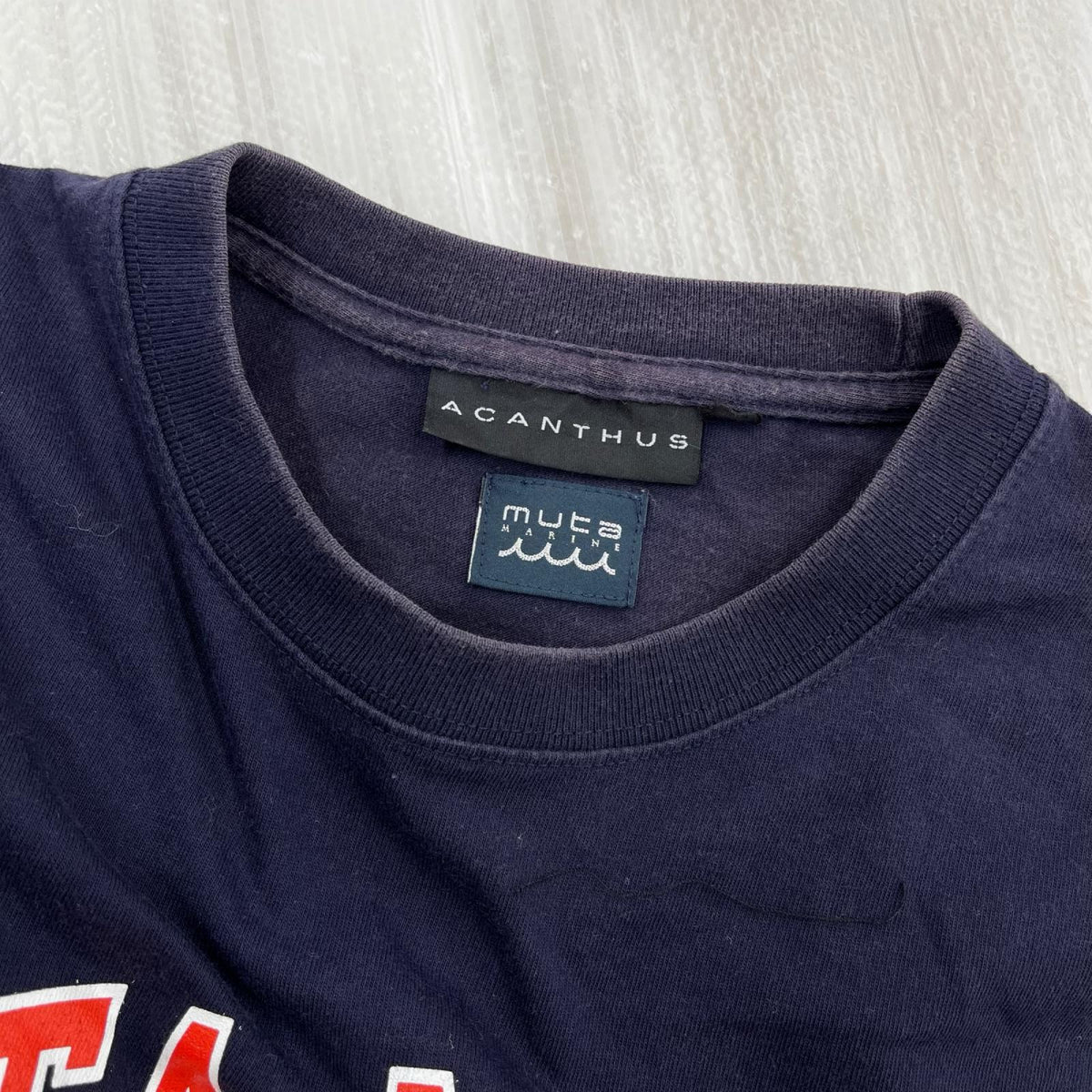 半袖Ｔシャツ 6 NVY ﾈｯｸ色褪せ有