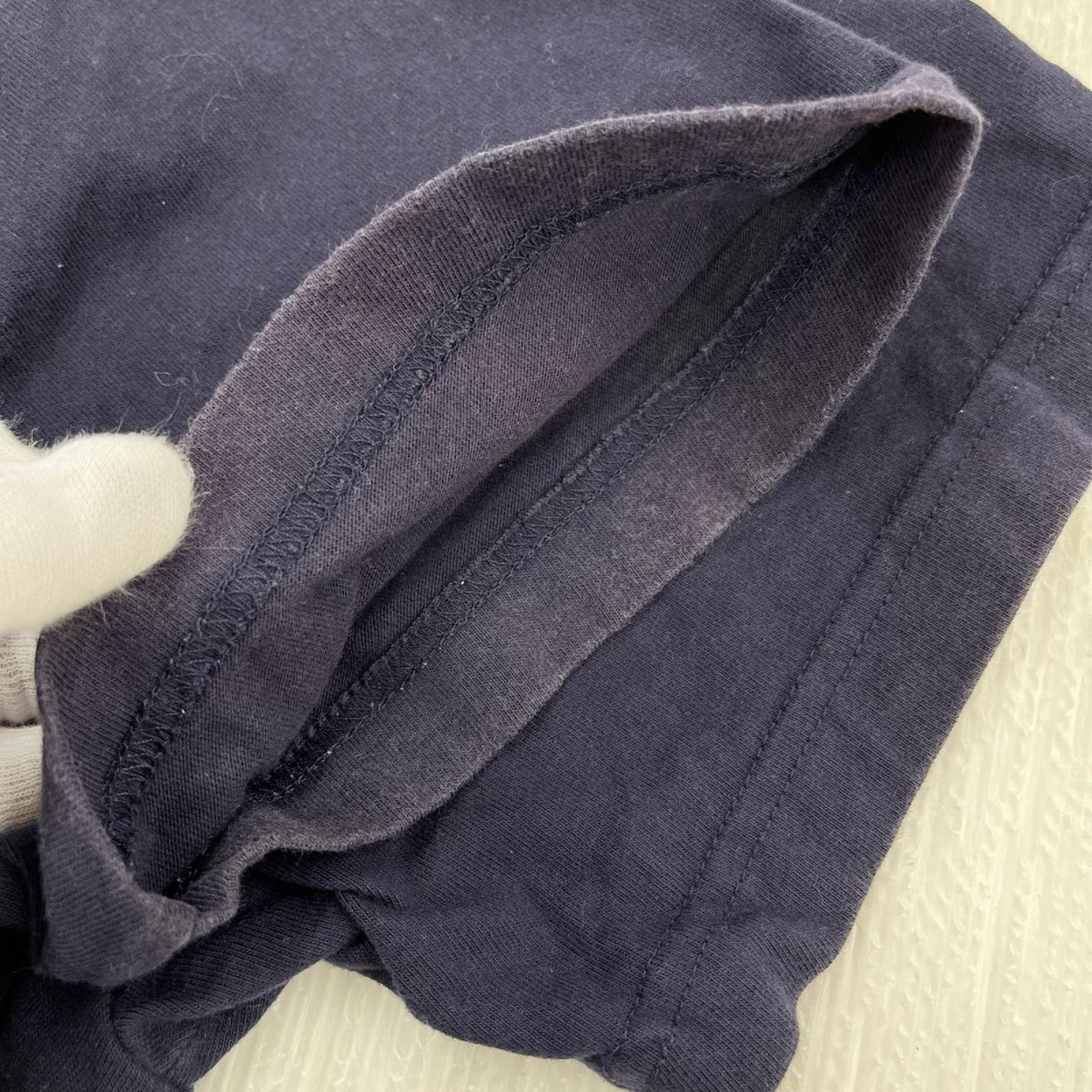 半袖Ｔシャツ 6 NVY ﾈｯｸ色褪せ有