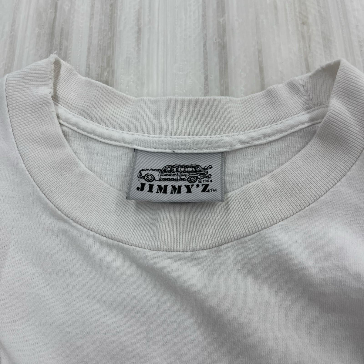 半袖Ｔシャツ ×JIMMY'Z 飛行機ﾌﾟﾘﾝﾄ 白 (-) ホワイト