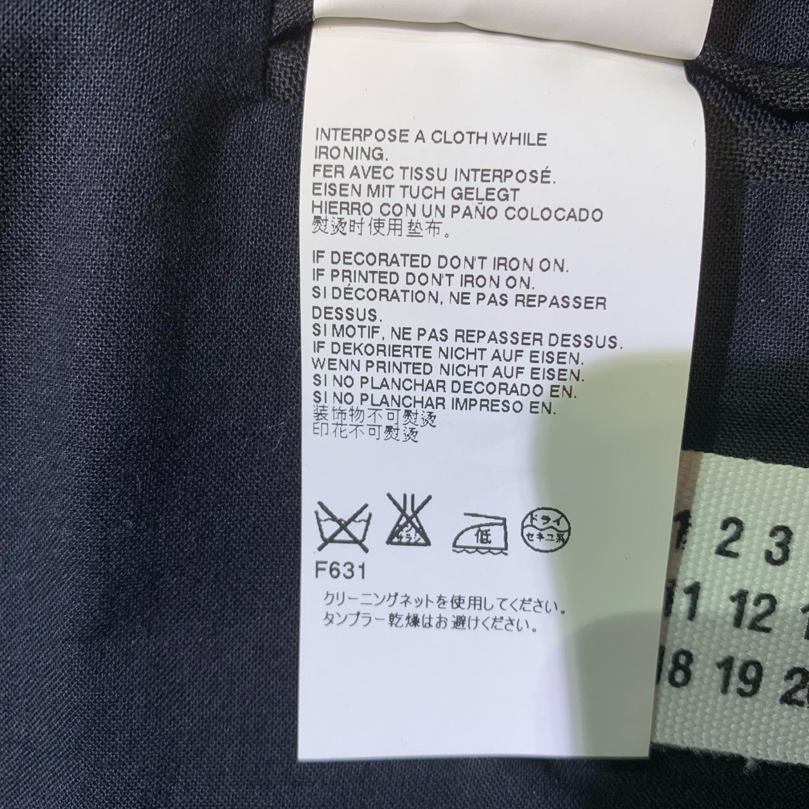 ジャケット 14SS ヴァージンウール ノーカラージャケット