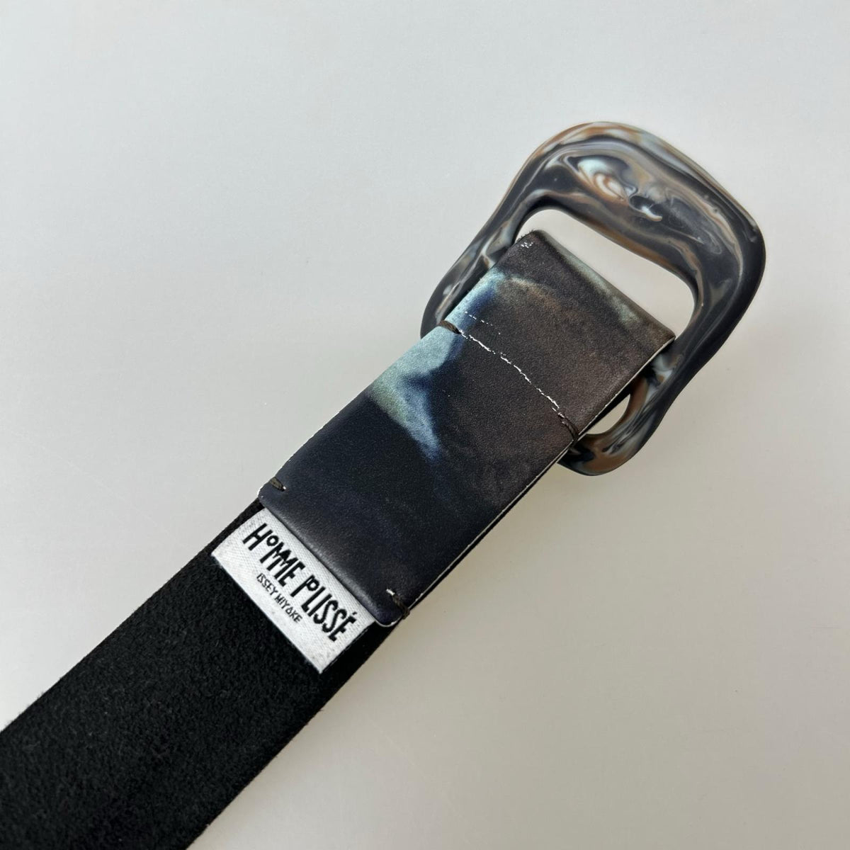 その他アクセサリー ISSEY MIYAKE HOMME PLISSE 総柄ﾍﾞﾙﾄ マルチカラー