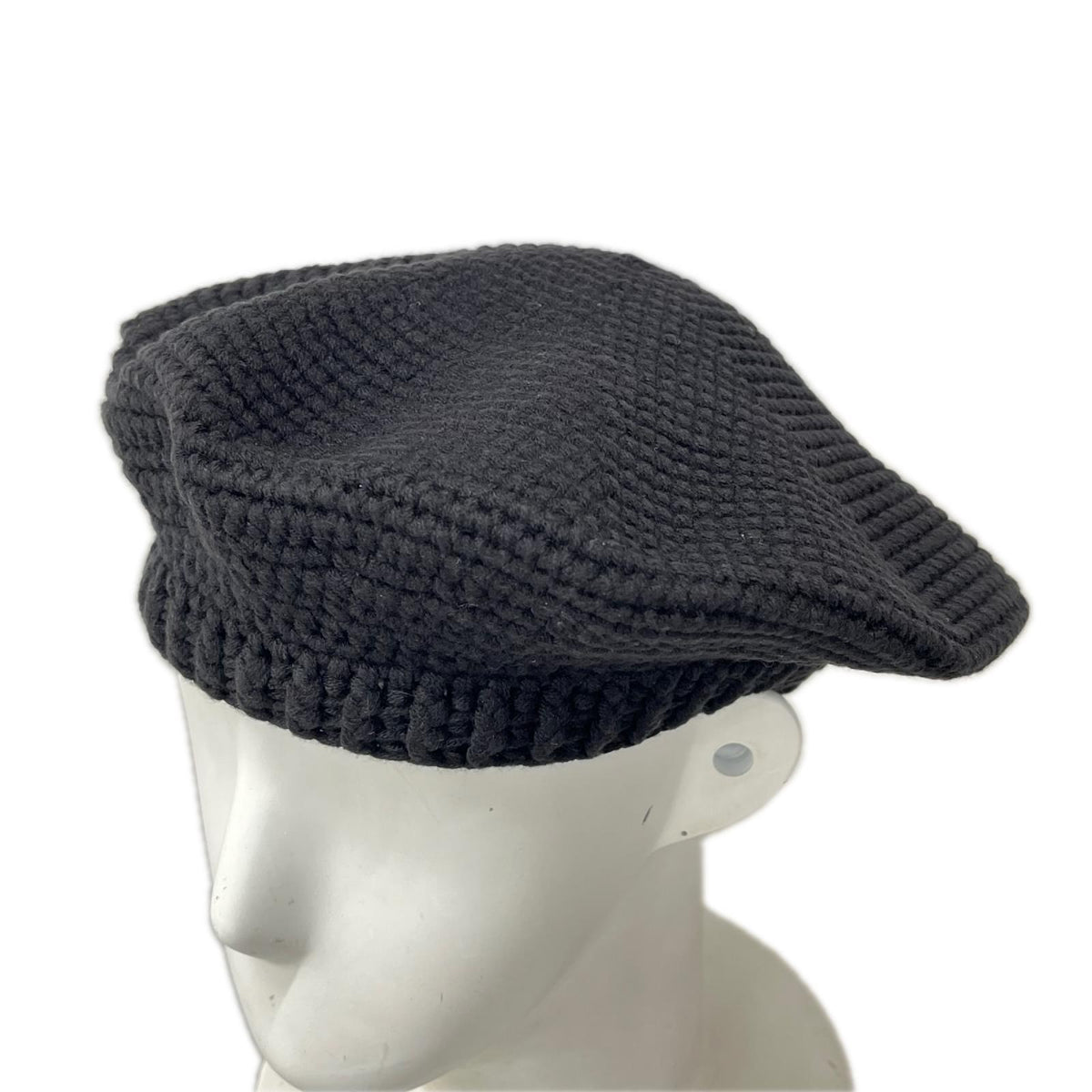 ニットキャップ ニット ベレー帽 blk ブラック