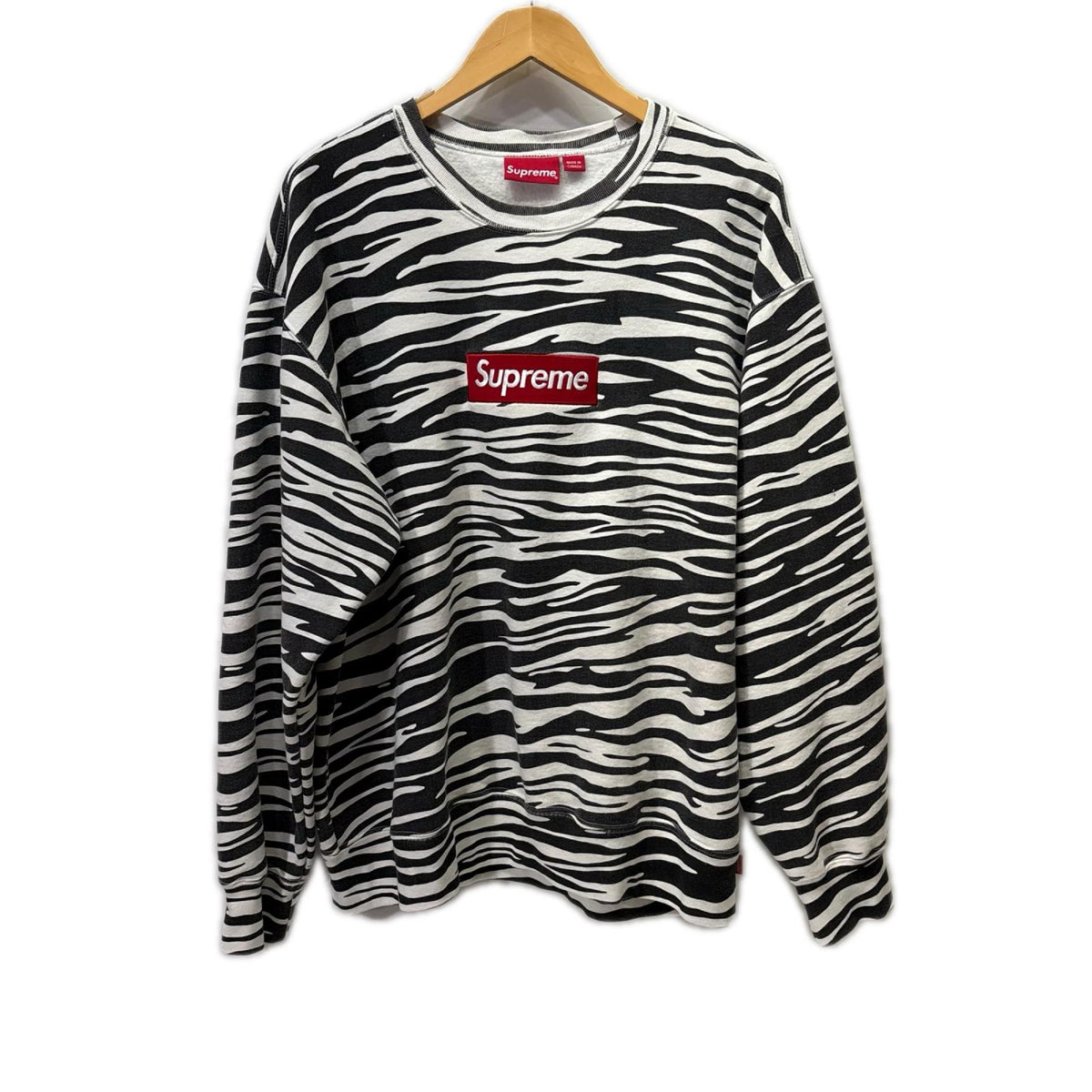 スウェット 22AW Box Logo Crewneck Zebra L マルチカラー