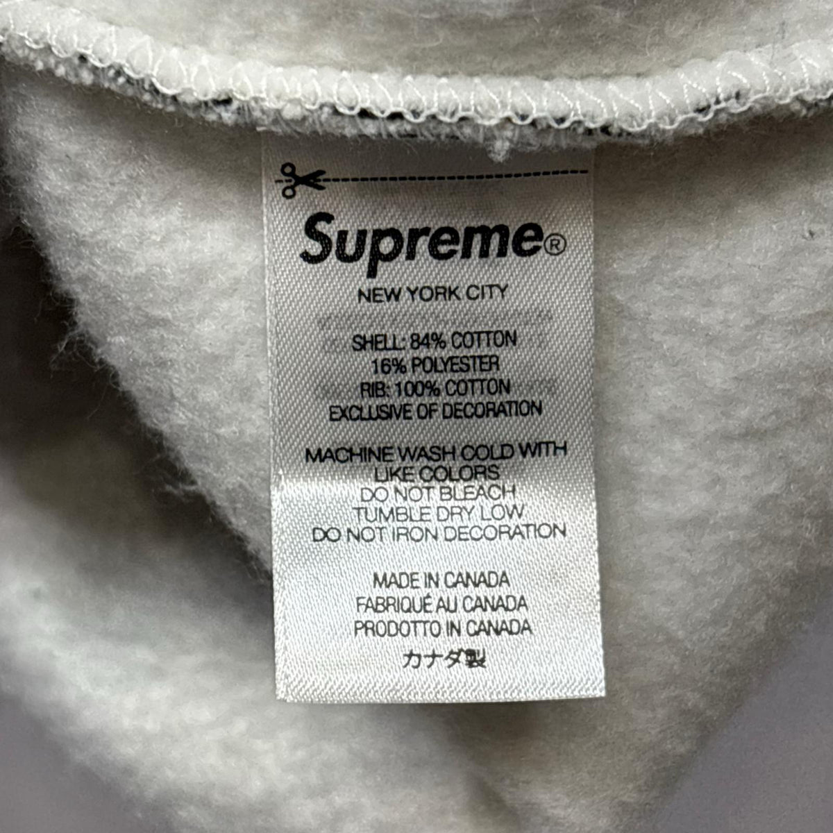 スウェット 22AW Box Logo Crewneck Zebra L マルチカラー