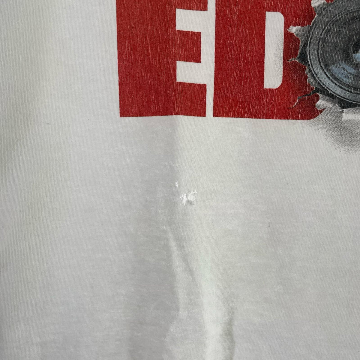 半袖Ｔシャツ 90S EDTV ｶﾒﾗﾚﾝｽﾞ 白 (XL) ホワイト