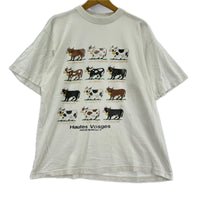半袖Ｔシャツ 90S 牛ｵｰﾙｽﾀｰ 白 (M) M ホワイト