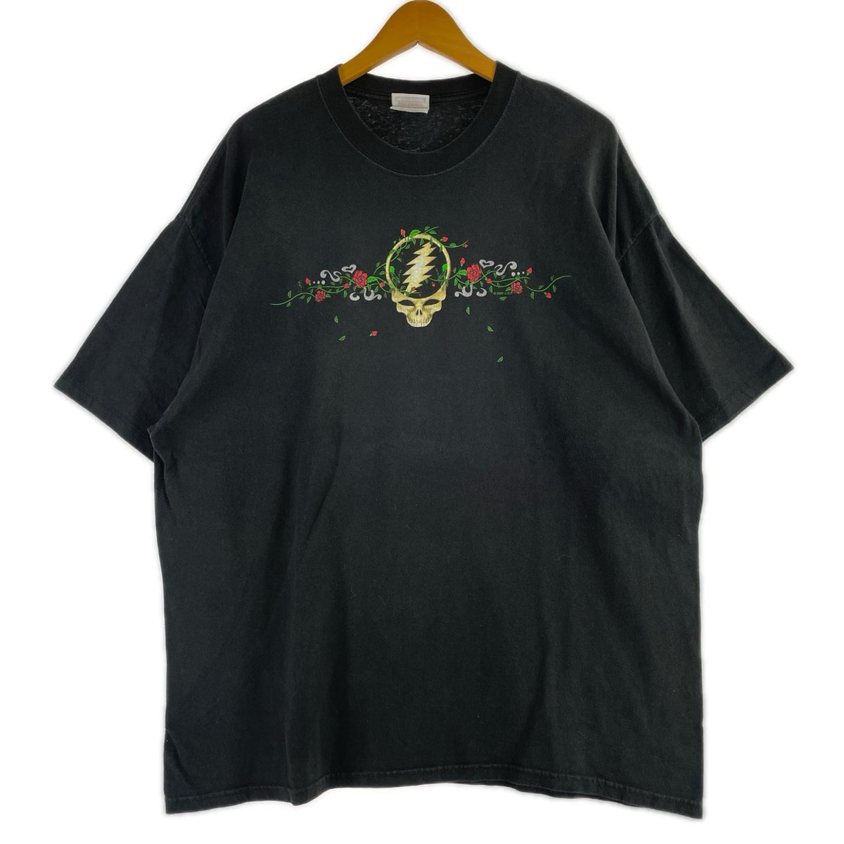 半袖Ｔシャツ 00S Grateful Dead ｽｶﾙﾌﾗﾜｰ 黒 (XL) ブラック