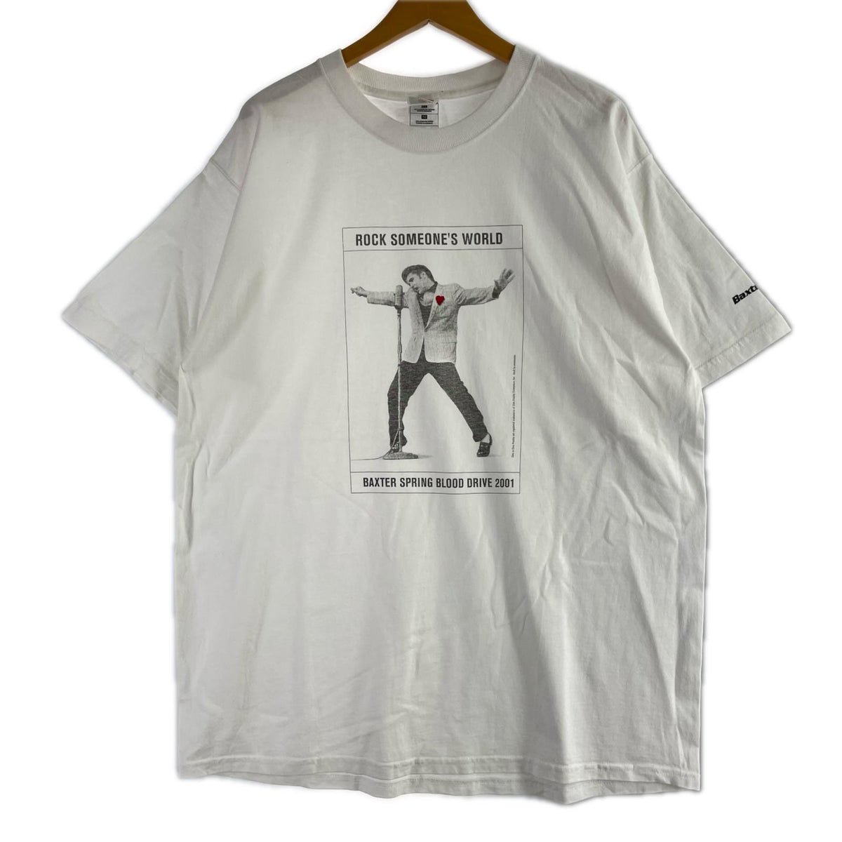 半袖Ｔシャツ 00S Elvis Presley 白 (XL) ホワイト