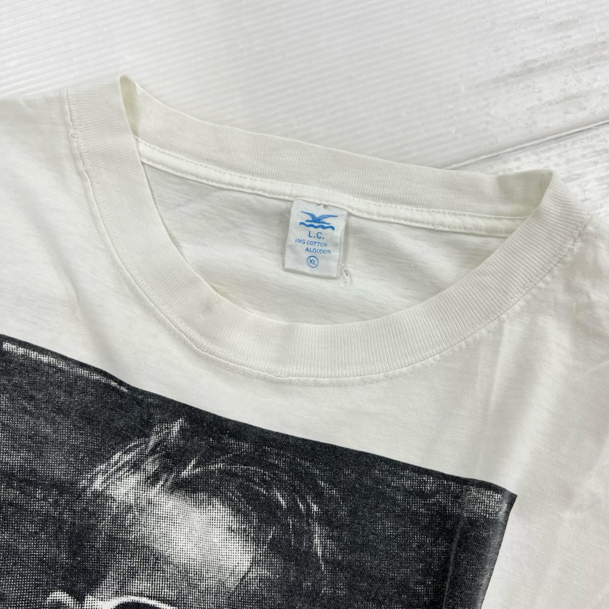 半袖Ｔシャツ 90～00S ﾕｰﾛ ﾌｫﾄTee IBIZA 白 (XL) ホワイト