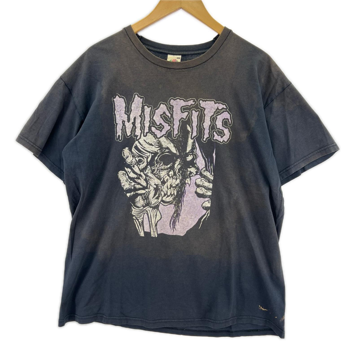 半袖Ｔシャツ 00S Misfits ﾌﾙｰﾂﾀｸﾞ ﾕｰﾛ 黒 (L) L ブラック
