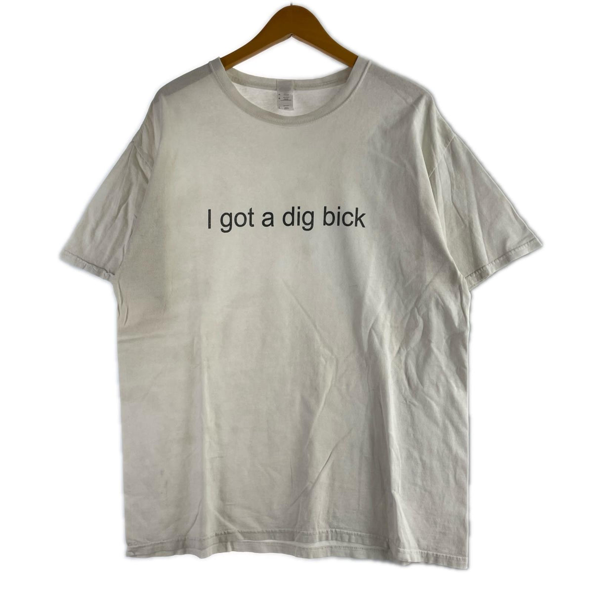 半袖Ｔシャツ 00S～ I got a dig bick 白 (L) L ホワイト