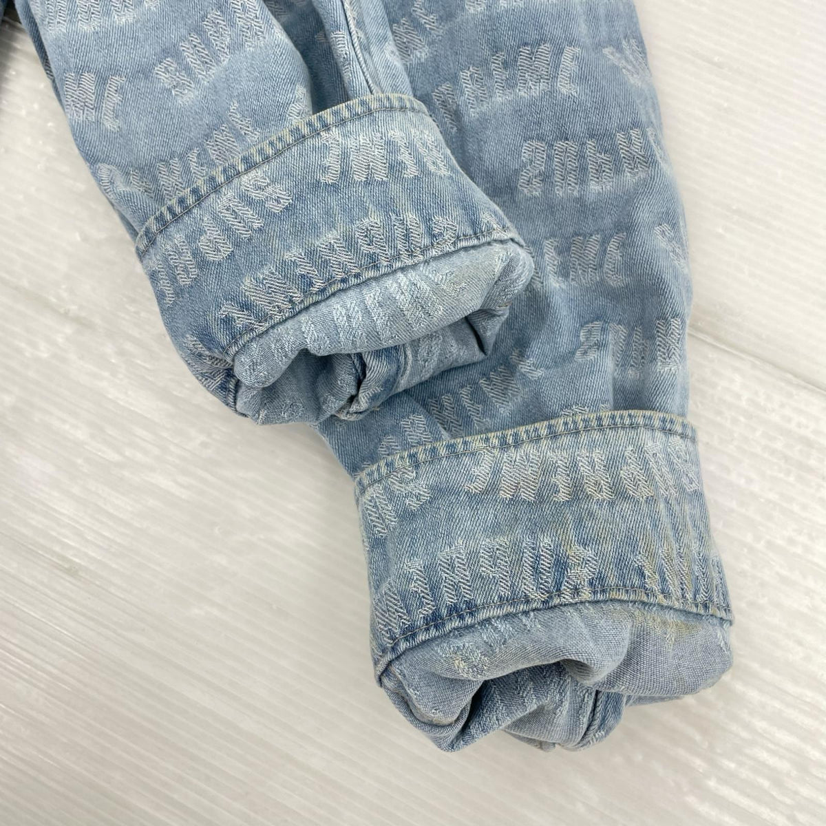 長袖シャツ Warp Jacquard デニムシャツ