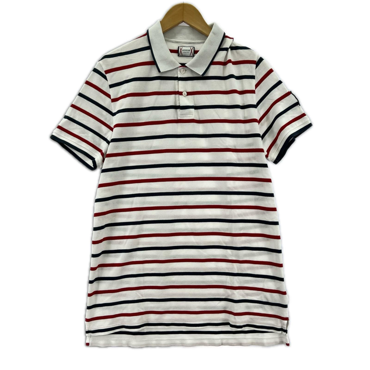ポロシャツ GAMME BLEU ﾎﾞｰﾀﾞｰﾎﾟﾛｼｬﾂ (L) L
