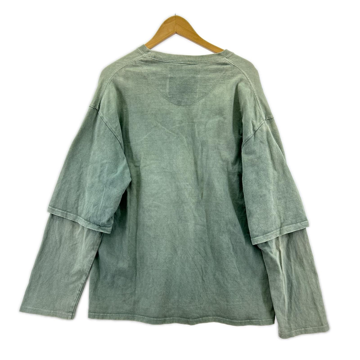 長袖Ｔシャツ 20AW/Layered T-shirt/F/ｸﾞﾘｰﾝ/20AW C-4