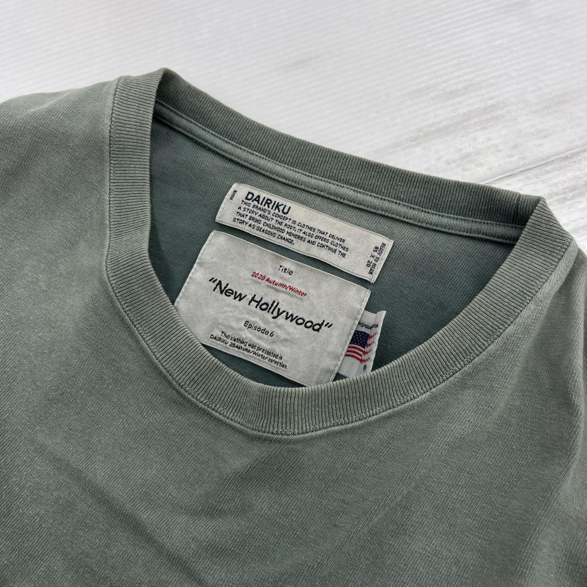 長袖Ｔシャツ 20AW/Layered T-shirt/F/ｸﾞﾘｰﾝ/20AW C-4