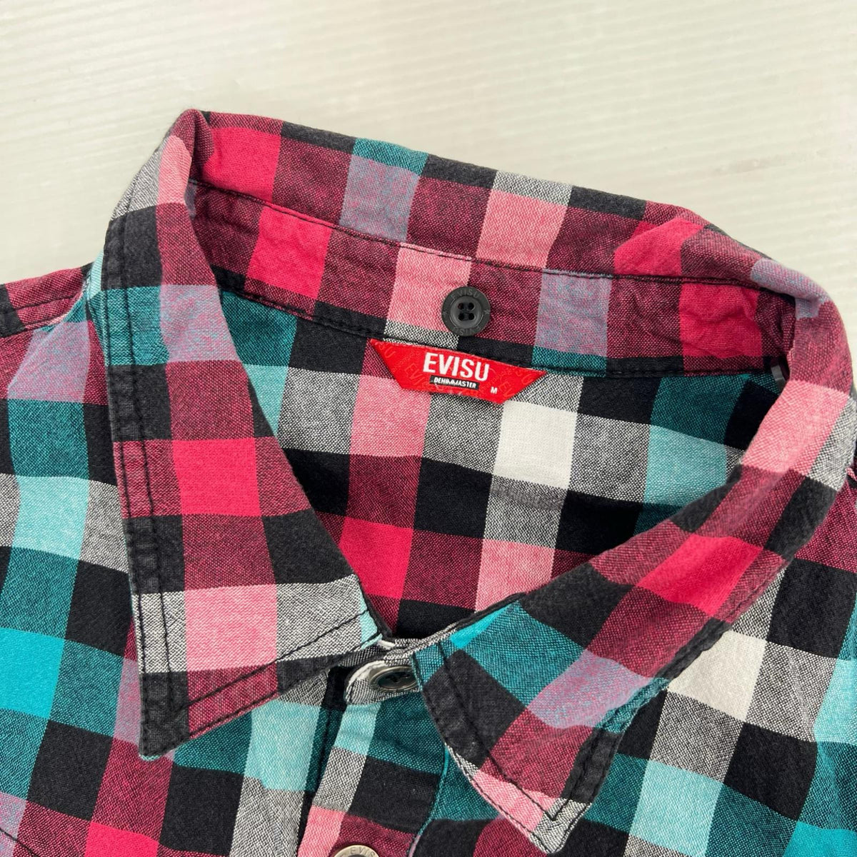 長袖シャツ チェックシャツ　M M