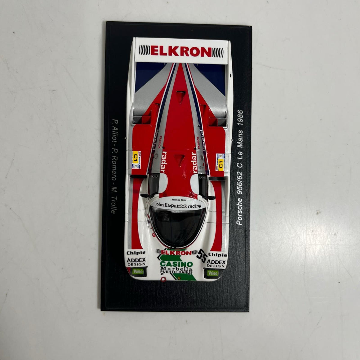 Porsche 962C No.55 24H Le Mans 1986 スパーク スケールカー