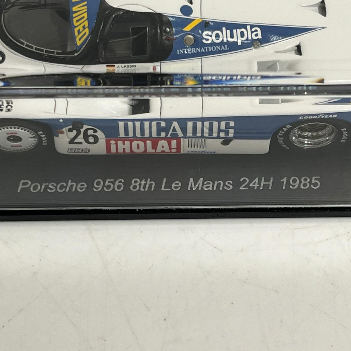 Porsche 956 Le Mans 1983 J. Fitzpatrick スパーク スケールカー