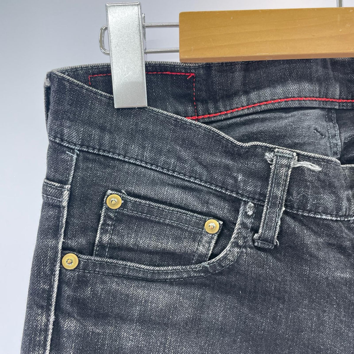 デニムパンツ BLACK MEANS HIROSHIMA DENIM 33 ブラック