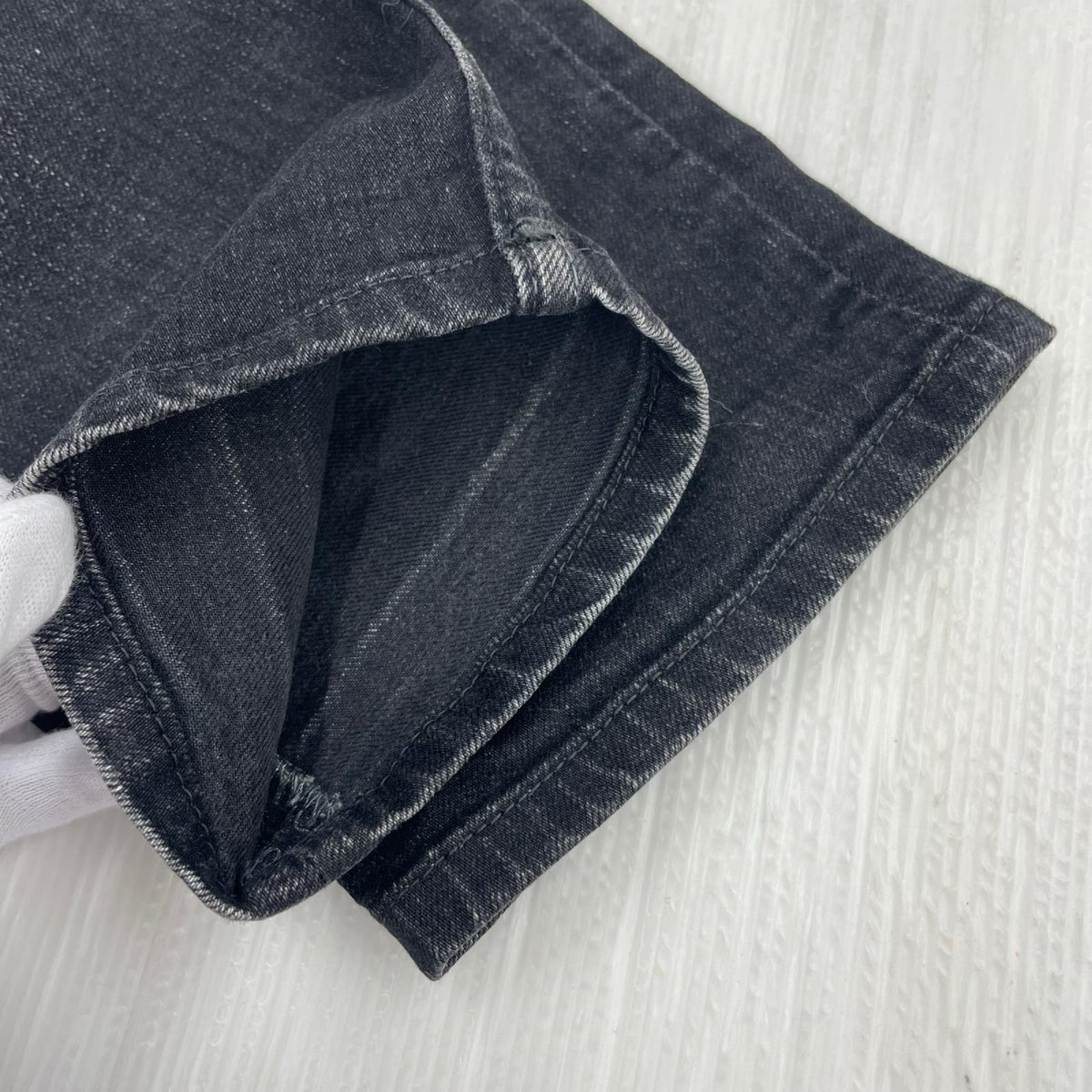 デニムパンツ BLACK MEANS HIROSHIMA DENIM 33 ブラック