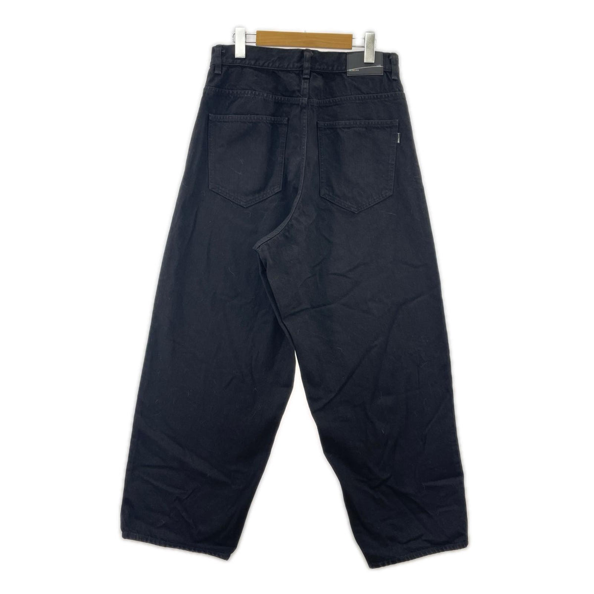 デニムパンツ 2123-505/12oz DENIM TAPERED BAGGY PANTS 46 ブラック