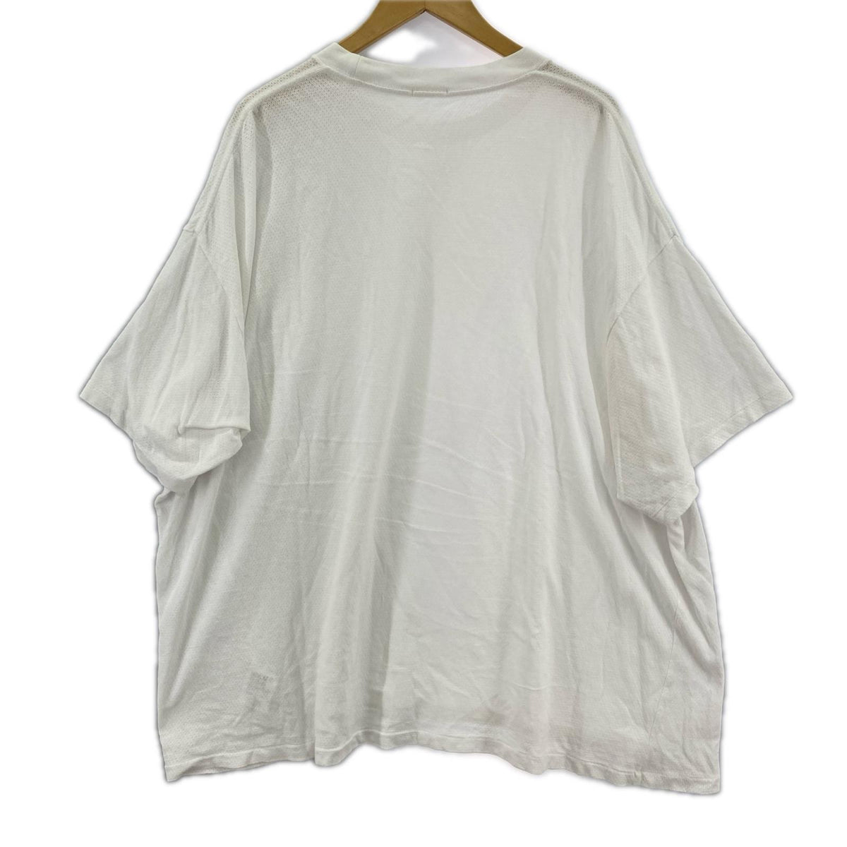 半袖Ｔシャツ COMOLI 25SS ｺｯﾄﾝﾒｯｼｭ半袖Tｼｬﾂ 3 ﾎﾜｲﾄ ホワイト