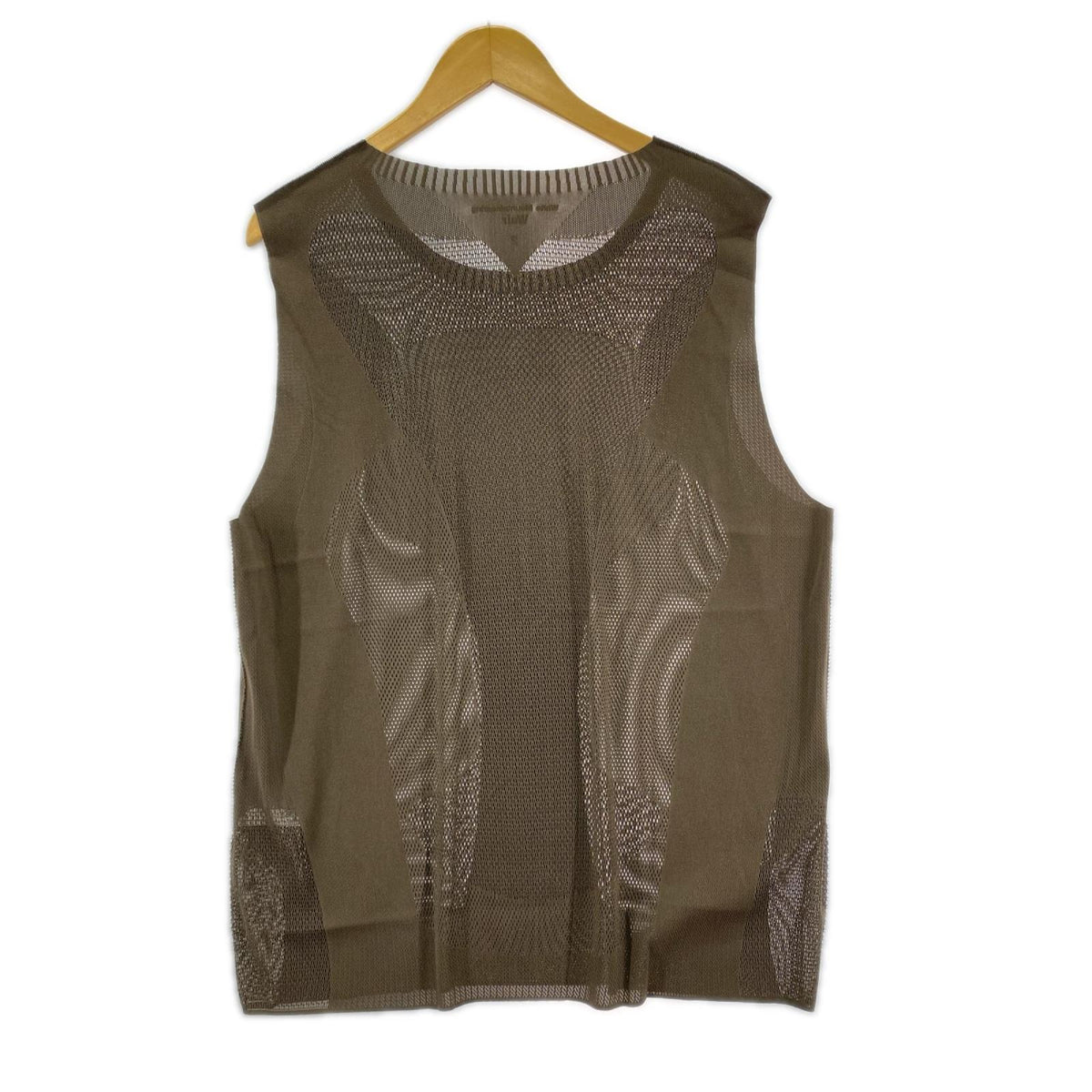 タンクトップ WHITE MOUNTAINEERING 26SS Wair SLEEVELESS KNIT 2 ﾌﾞﾗｳﾝ ブラウン