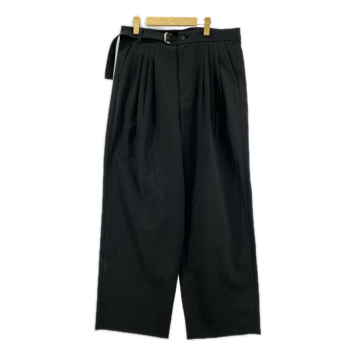 パンツ WHITE MOUNTAINEERING SOLOTEX 4 TUCK WIDE PANTS 3 ﾌﾞﾗｯｸ ブラック