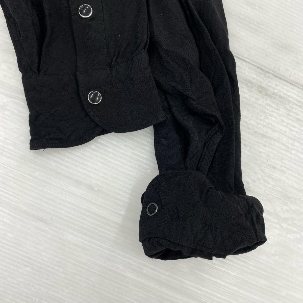 長袖シャツ COMOLI 26SS ﾚｰﾖﾝｺﾓﾘｼｬﾂ 3 ﾌﾞﾗｯｸ ブラック