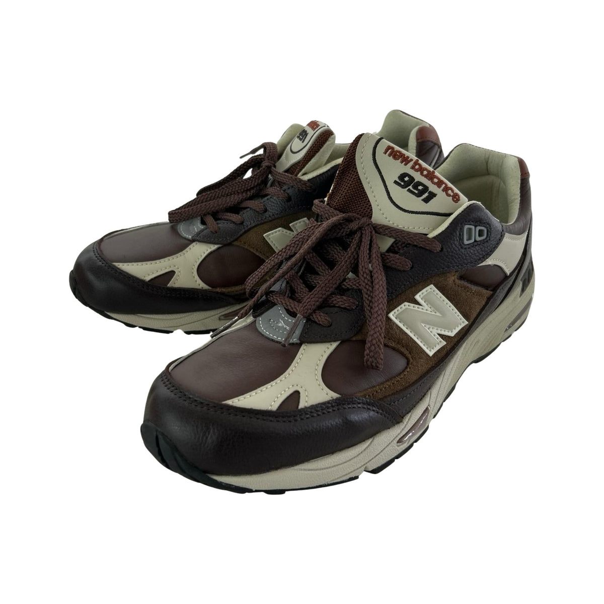 スニーカー NEW BALANCE 英国製 M991GBI BROWN 27.5 茶 ブラウン