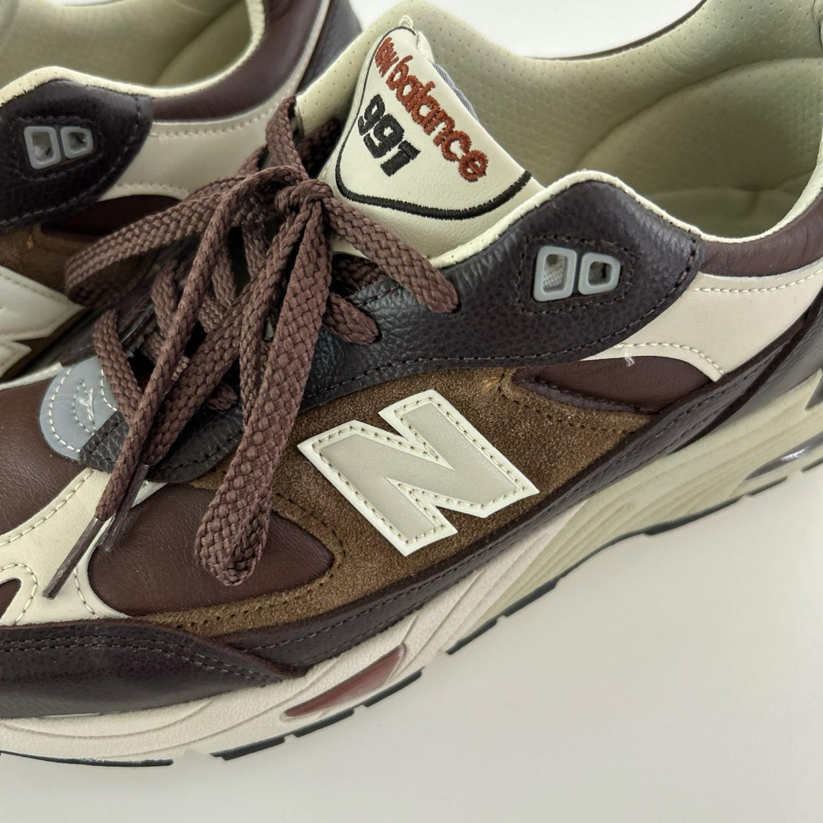 スニーカー NEW BALANCE 英国製 M991GBI BROWN 27.5 茶 ブラウン