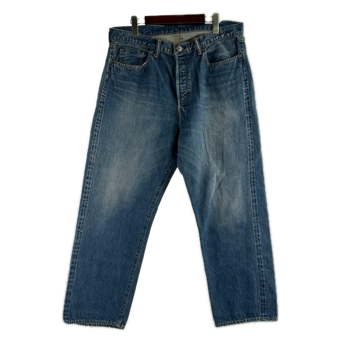 デニムパンツ A.PRESSE/22AW/Washed Denim Wide Pants 36