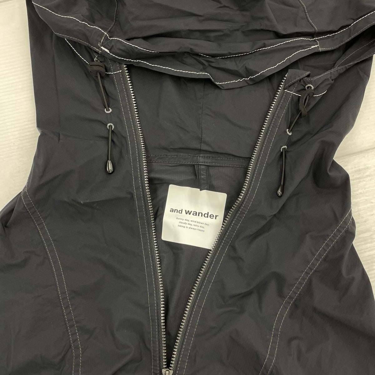 ジャケット PERTEX wind jacket (L) L ブラック