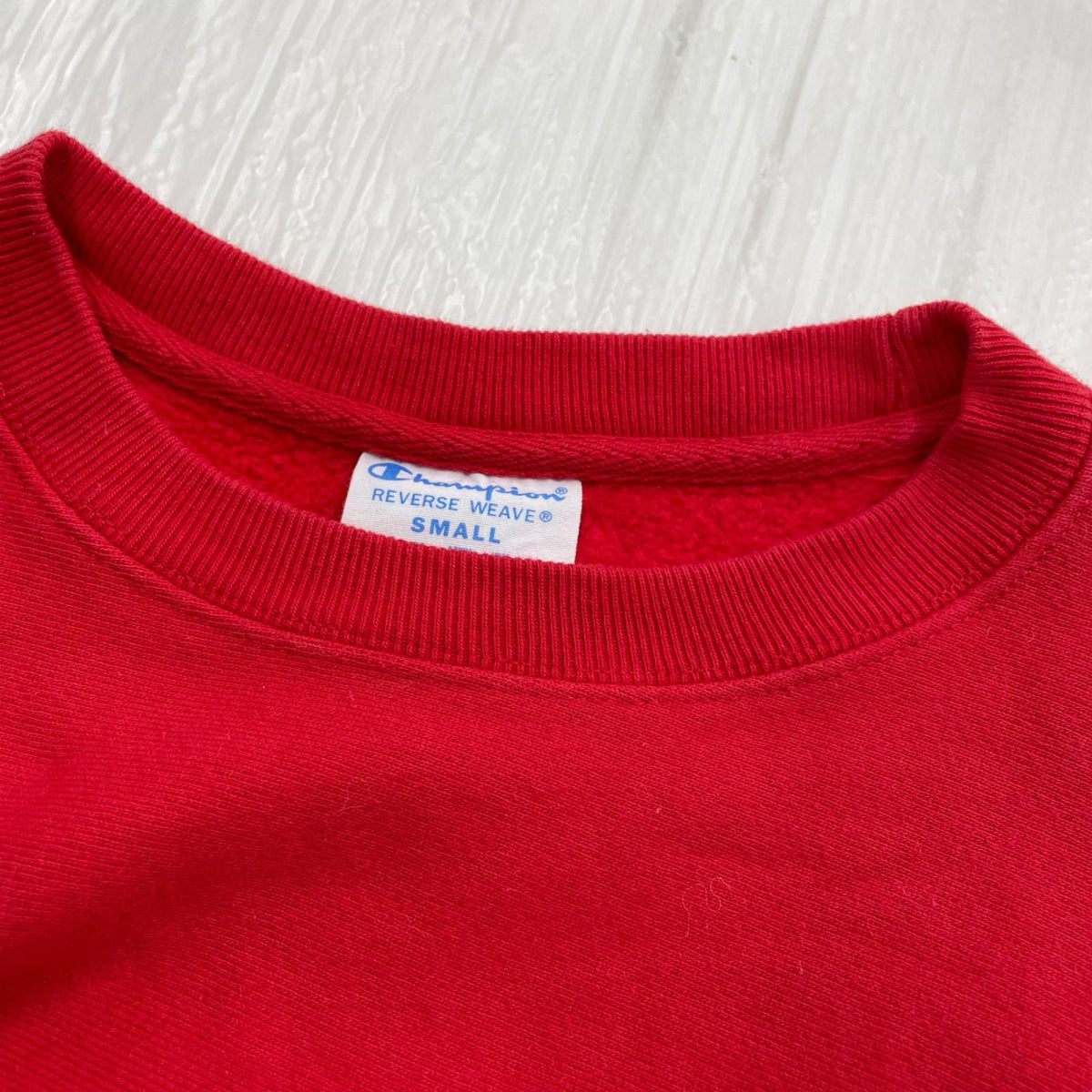 スウェット REVERSE WEAVE RED L レッド