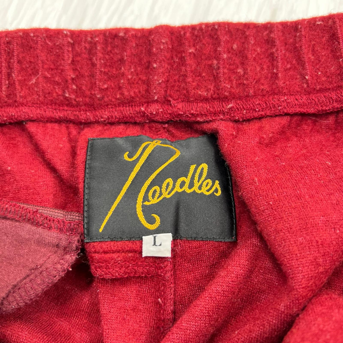 パンツ ｳｰﾙﾊﾟﾝﾂ RED L レッド