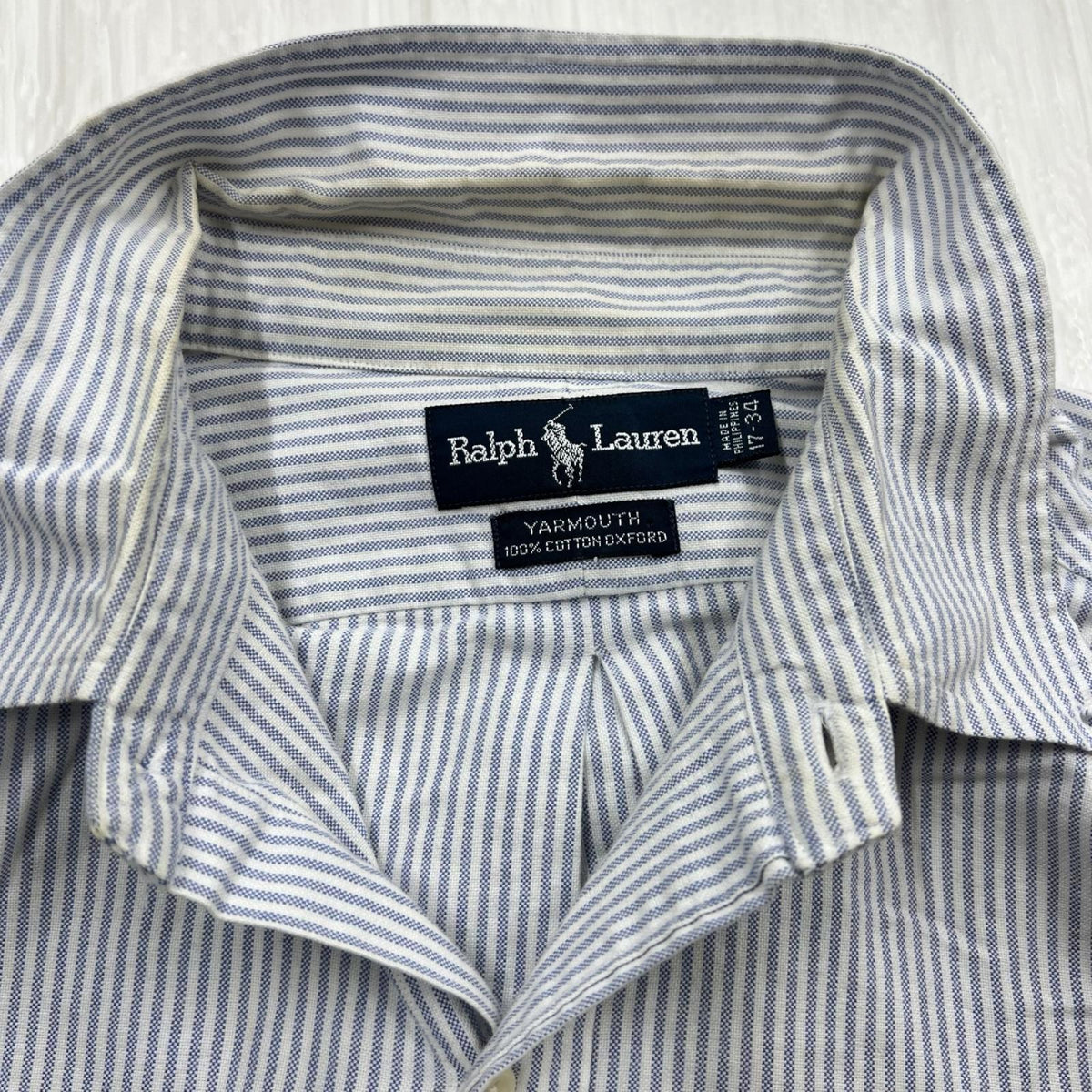 長袖シャツ YARMOUTH ｽﾄﾗｲﾌﾟｼｬﾂ