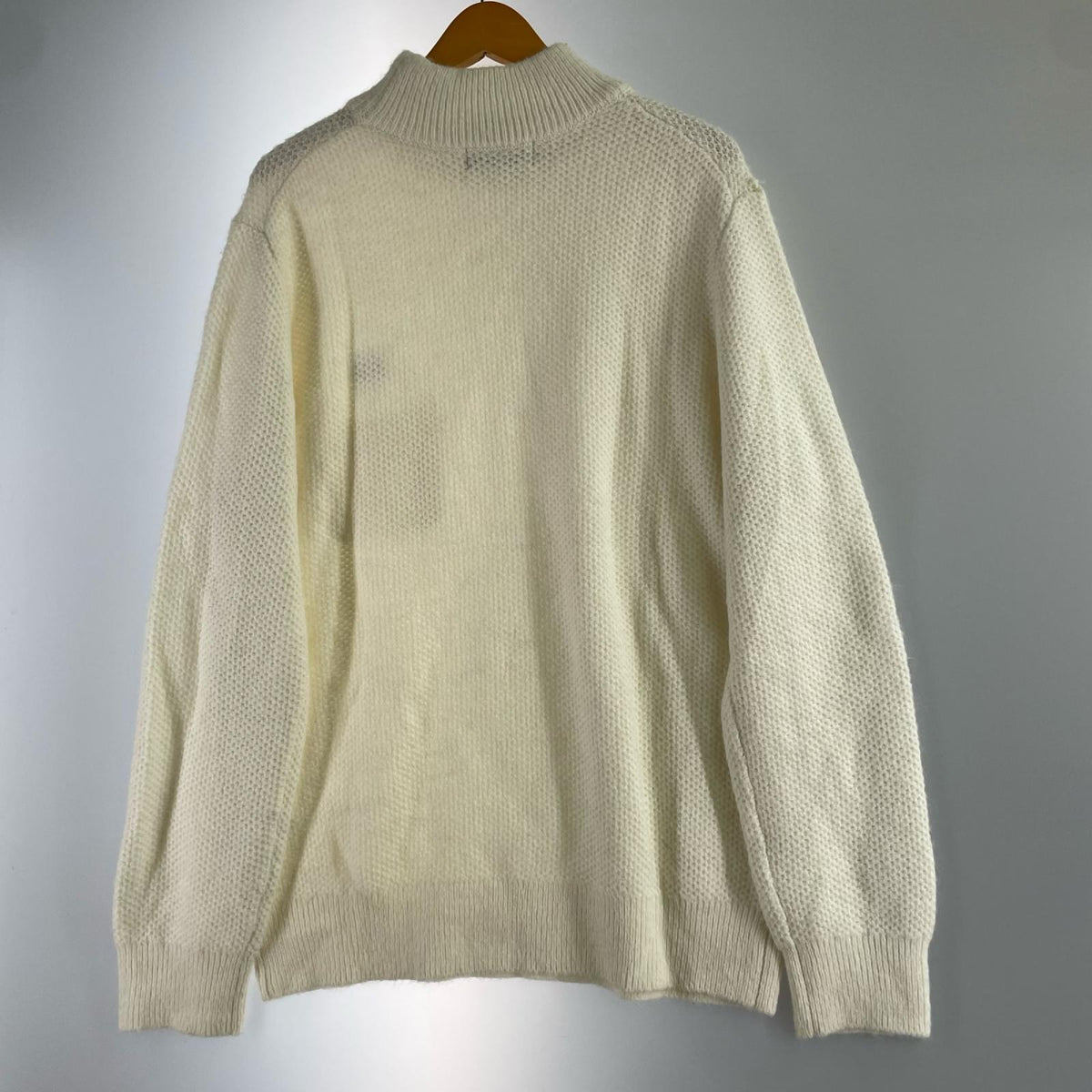 ニット Pique Knit Jumper WHT M ホワイト