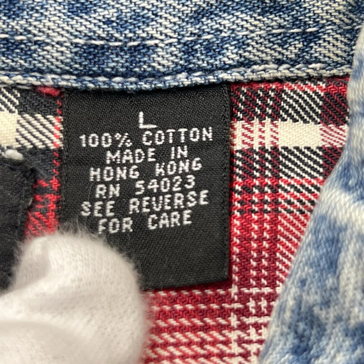 長袖シャツ OLD GAP DENIM L ブルー