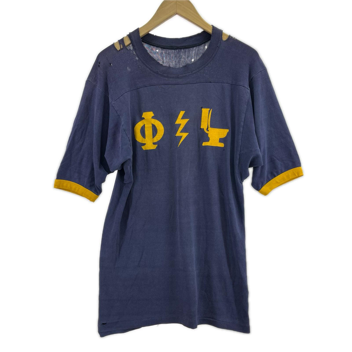 半袖Ｔシャツ PHI ZAPPA KRAPPA ﾌﾛｯｷｰ 紺 ネイビー