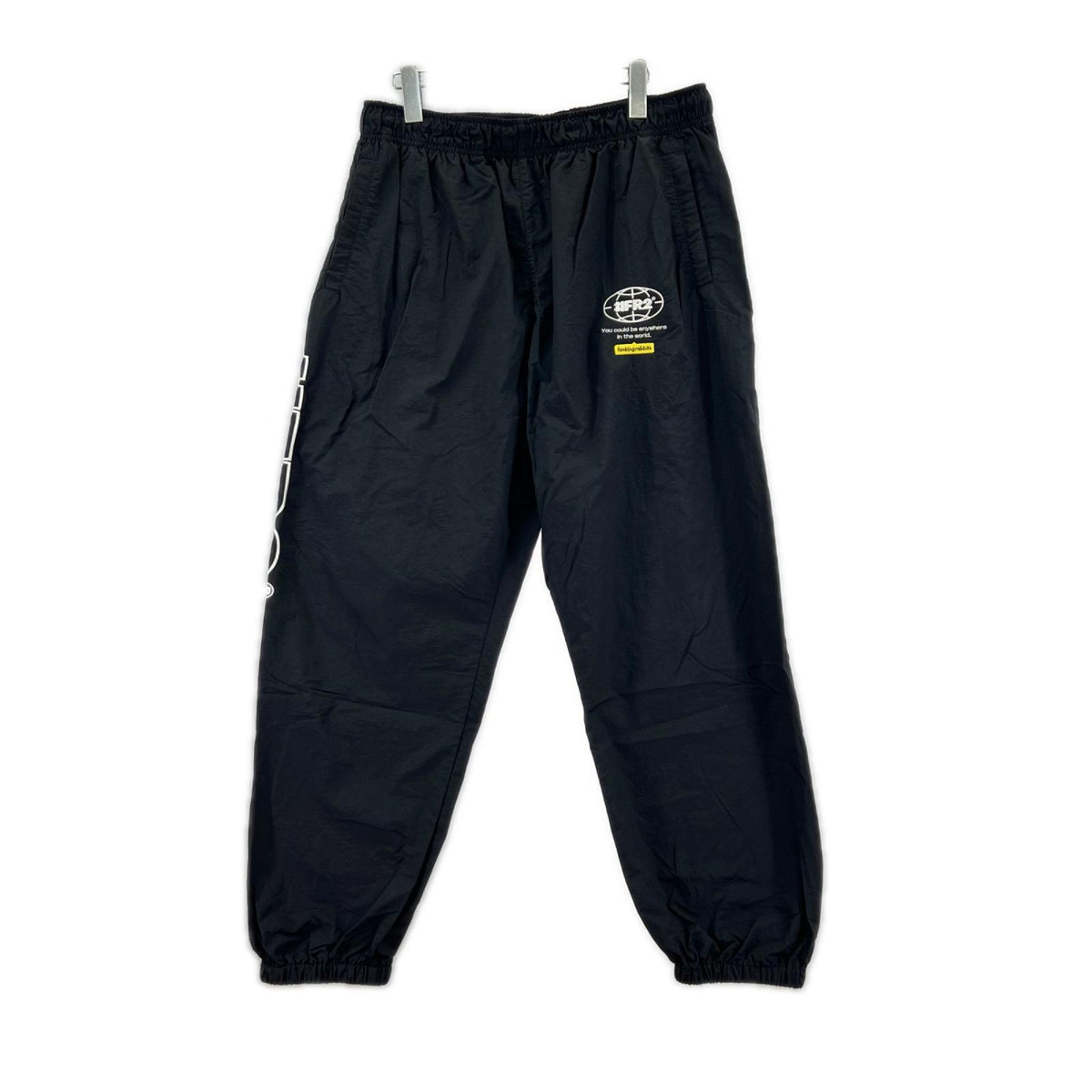 パンツ EARTH LOGO ﾅｲﾛﾝﾊﾟﾝﾂ BLK L ブラック