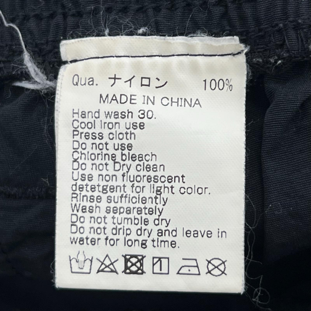 パンツ EARTH LOGO ﾅｲﾛﾝﾊﾟﾝﾂ BLK L ブラック