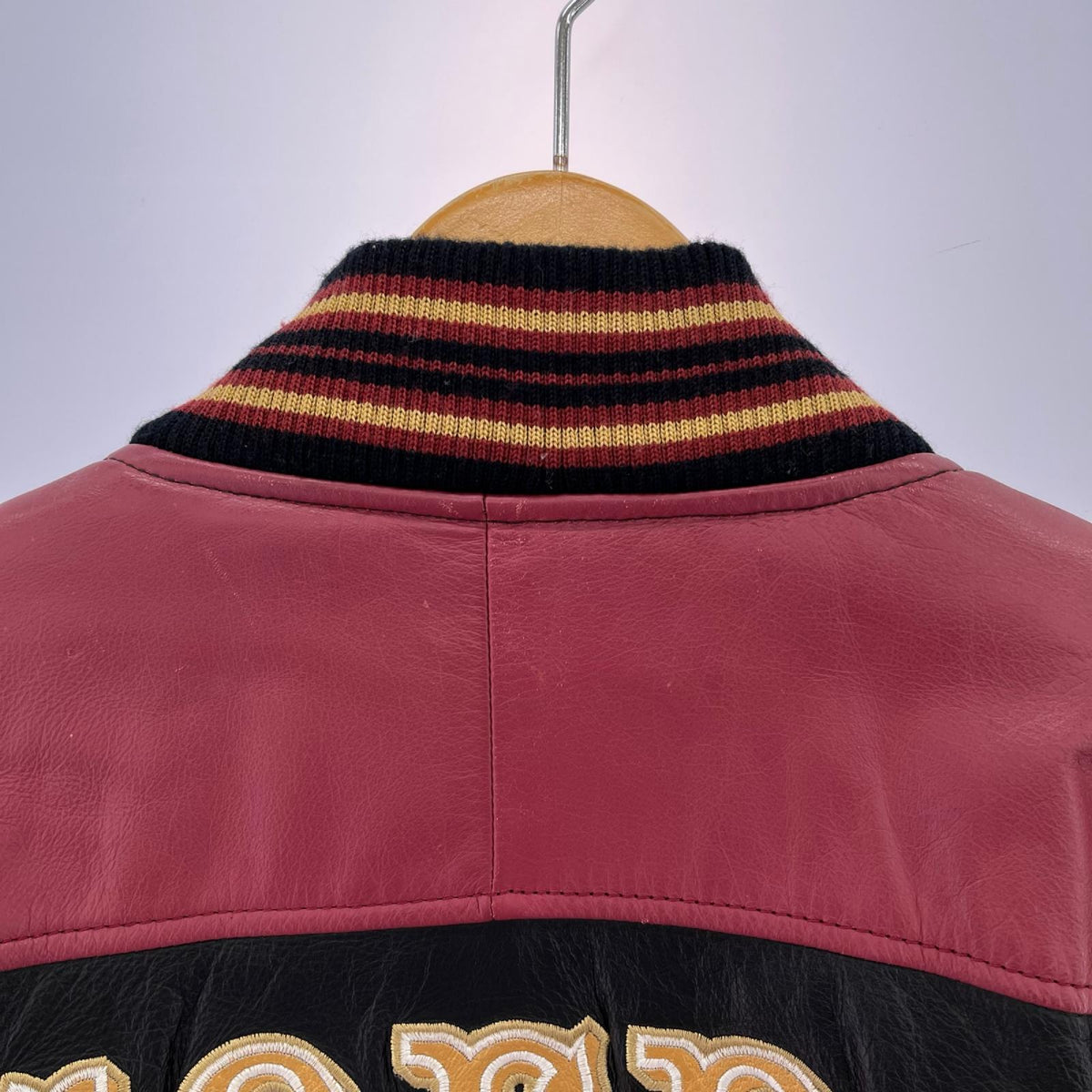 ジャケット 49ERS ﾚｻﾞｰｽﾀｼﾞｬﾝ 黒赤 XL