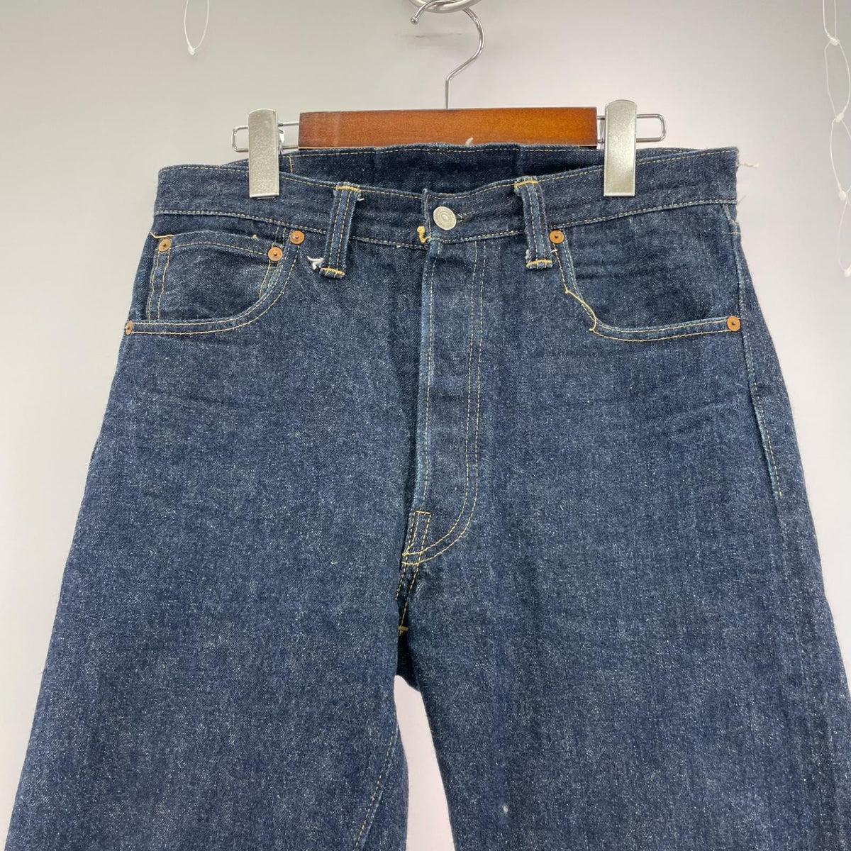 デニムパンツ LOT1000XX ｽﾄﾚｰﾄ ｲﾝﾃﾞｨｺﾞ (W31) 29 ネイビー