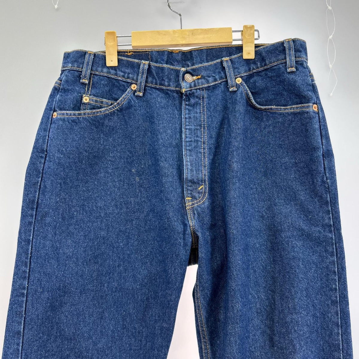 デニムパンツ USA製 505 ｵﾚﾝｼﾞﾀﾌﾞ ｲﾝﾃﾞｨｺﾞ (W35) 36 ネイビー