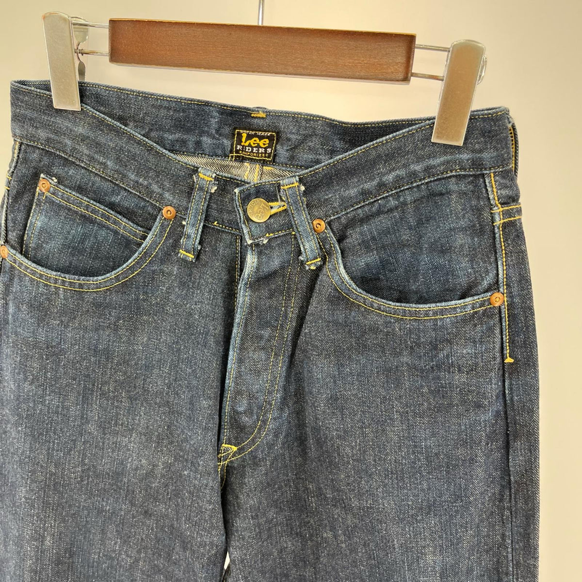 デニムパンツ 復刻ﾓﾃﾞﾙ ｲﾝﾃﾞｨｺﾞ ﾎﾞﾀﾝﾌﾗｲ (W29) 28 ブルー