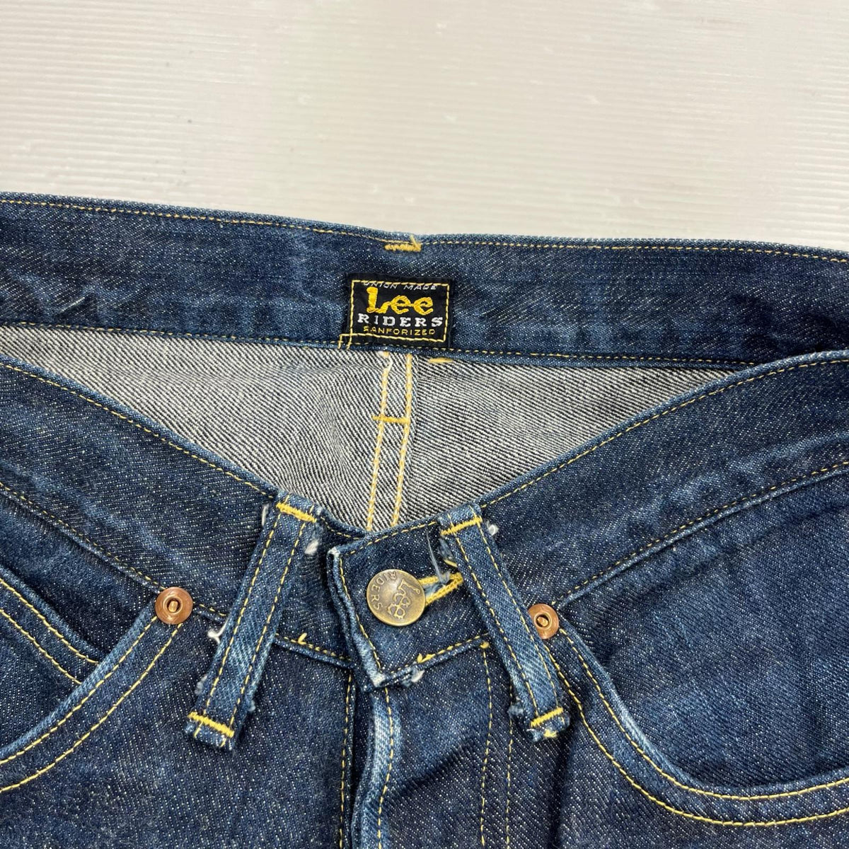デニムパンツ 復刻ﾓﾃﾞﾙ ｲﾝﾃﾞｨｺﾞ ﾎﾞﾀﾝﾌﾗｲ (W29) 28 ブルー
