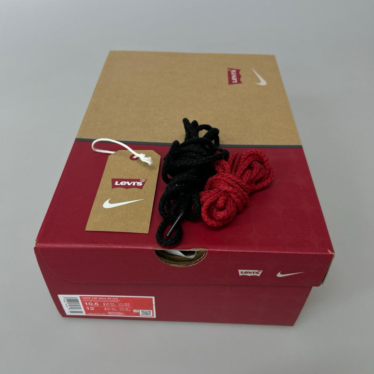 スニーカー ×Levi's AirMax95 OG "DenimB BLK 28.5cm 28.5cm (US10 1/2 UK10 EU47) ブラック