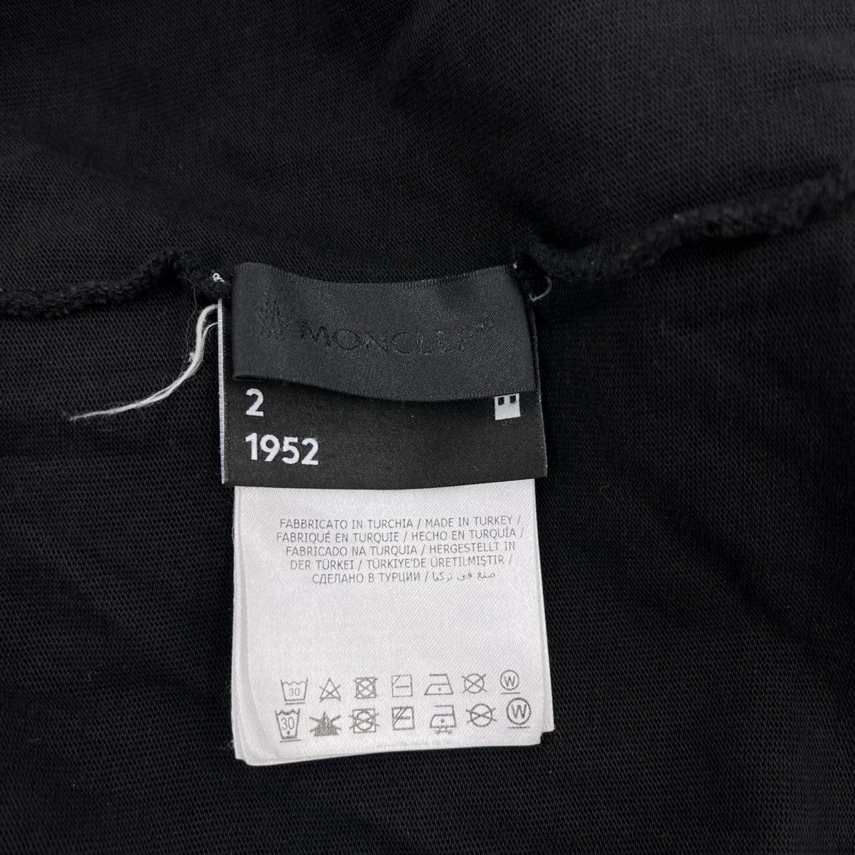 長袖Ｔシャツ MONCLER GENIUS MAGLIA T-SHIRT L/S ｶｯﾄｿｰ ﾌﾞﾗｯｸ M ブラック