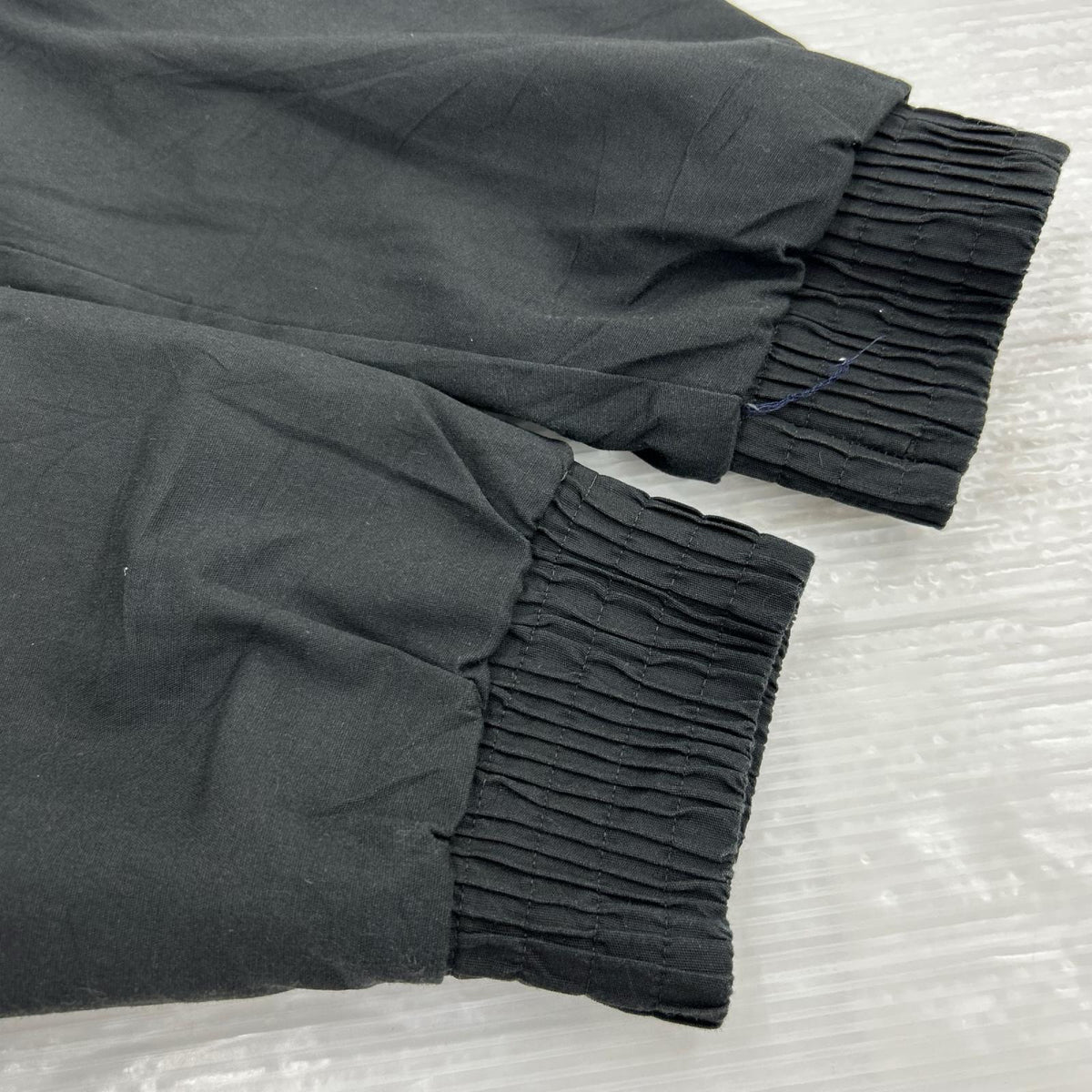 ジャケット BOMBER USA製 ﾎﾞｱ付きﾎﾞﾝﾊﾞｰｼﾞｬｹｯﾄ 黒 (L) L ブラック