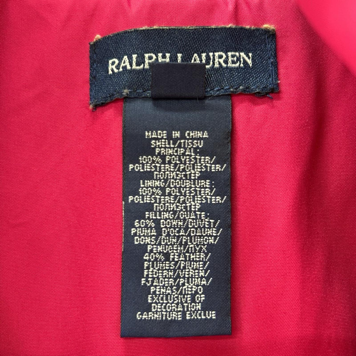 その他トップス ﾋﾟﾝｸ ﾀﾞｳﾝｼﾞｬｹｯﾄ